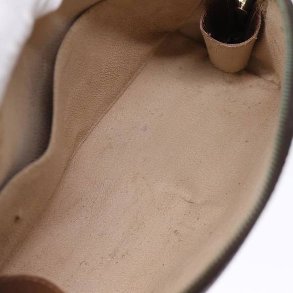 LOUIS VUITTON Monogram Trousse Demi Ronde Cosmetic Pouch M47520 LV Auth 74112 - Picture 9 of 16